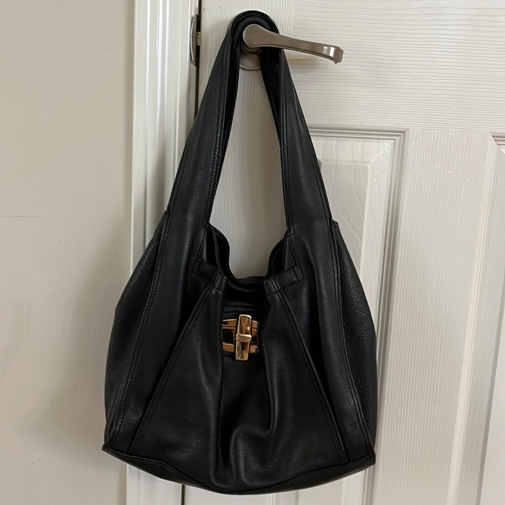 BMAKOWSKY Genuine Leather- BM22340 Seoul II - Black Shoulder purse